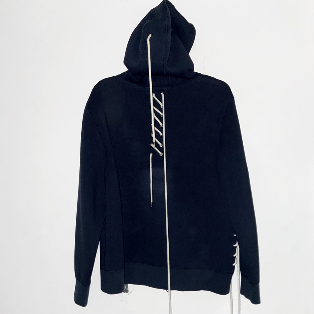 Craig Green Laced Pullover Hoodie Navy L - Picture 5 of 7